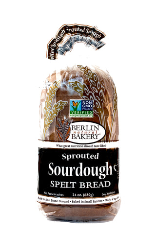Sprouted Sourdough Spelt Bread