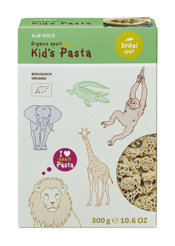 Organic Spelt Kids Pasta Zoo Shapes