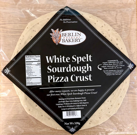 White Sourdough Pizza Crust