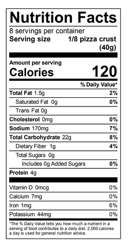 White Sourdough Pizza Crust