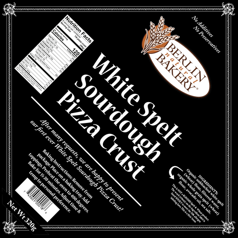 White Sourdough Pizza Crust